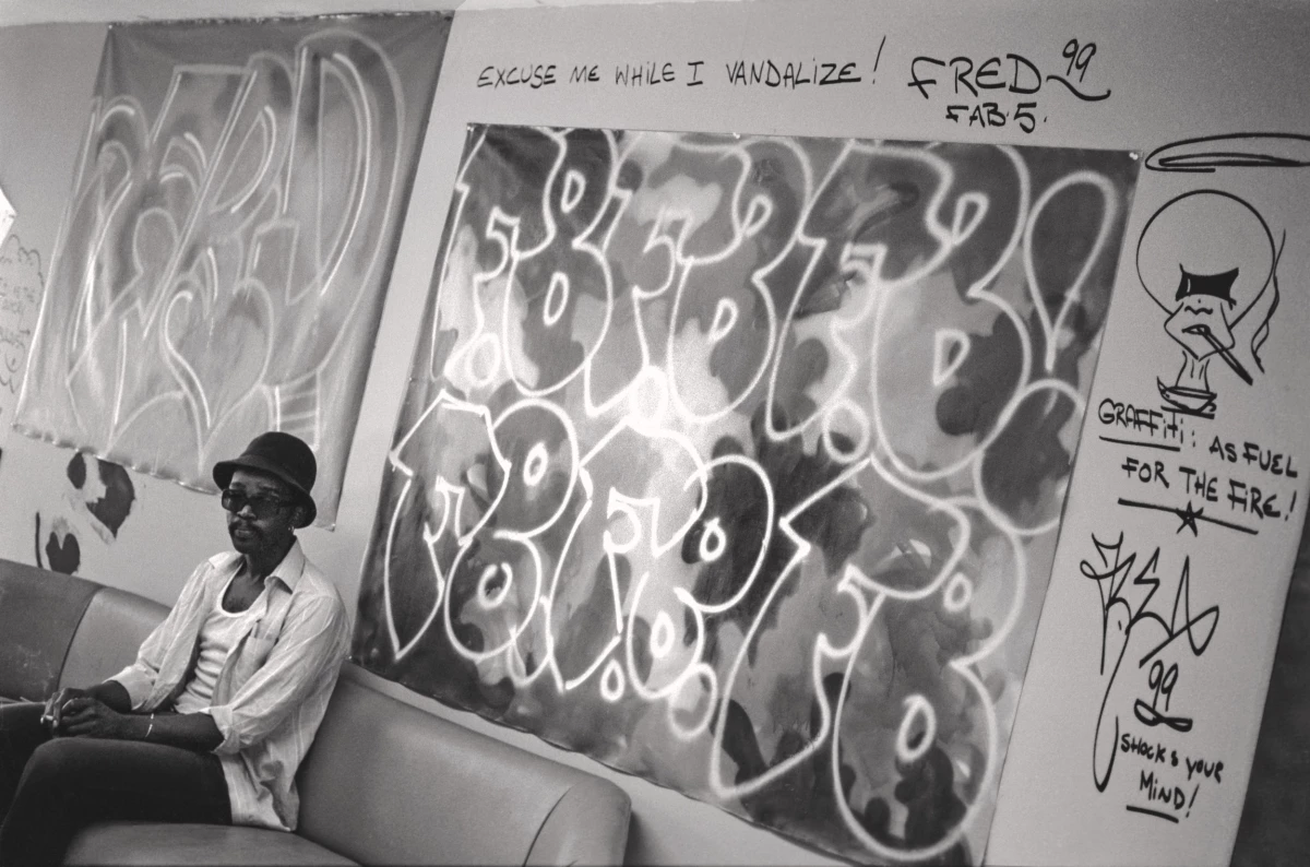 'As I began to get this idea of us being visual artists, I wanted to create the narrative of who we were, in a sense, to give that positive spin,' Fab 5 Freddy says.