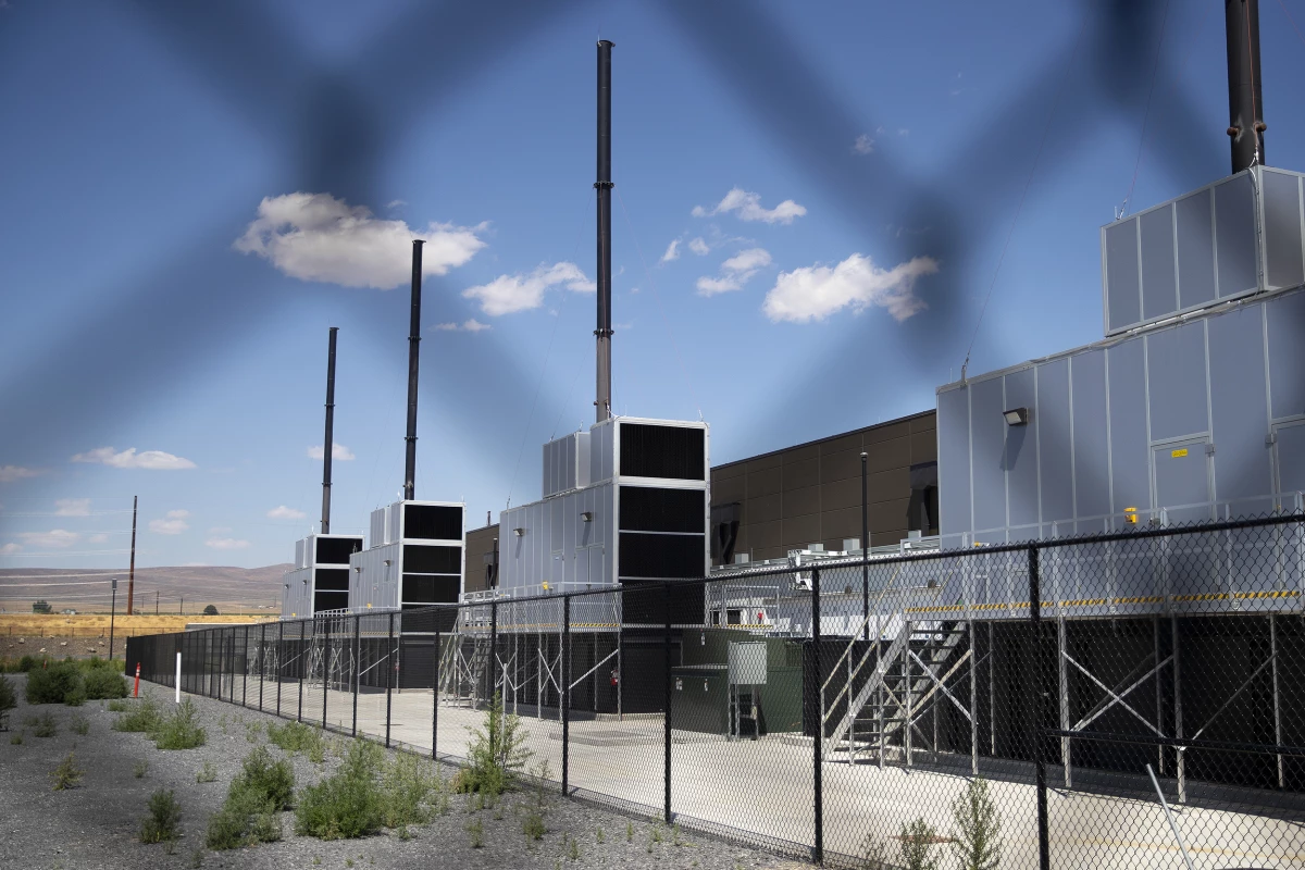 The Sabey Data Center is shown on Thursday, July 17, 2025, in Quincy, Washington. KUOW Photo/Megan Farmer