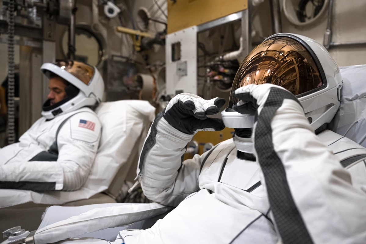 SpaceX designed special suits to protect astronauts facing the vacuum of space, as they plan to perform an extravehicular activity (EVA).