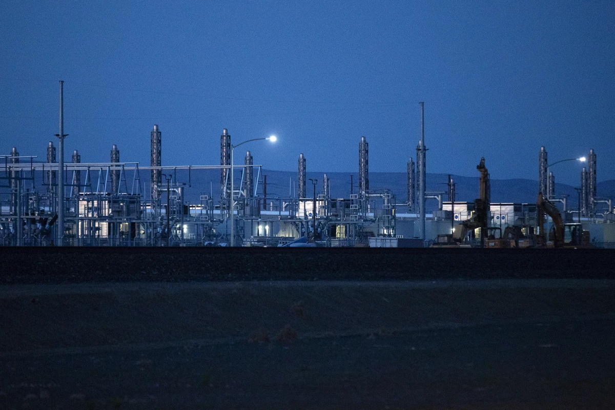 A Microsoft data center in Quincy, Washington.