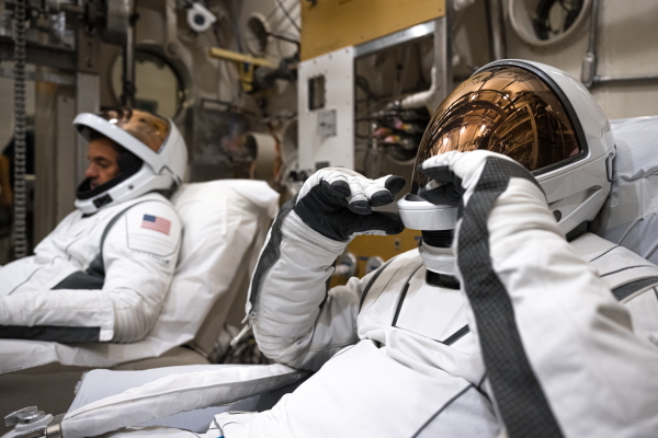 SpaceX designed special suits to protect astronauts facing the vacuum of space, as they plan to perform an extravehicular activity (EVA).