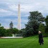 President Donald Trump departs the White House on May 22, 2025, in Washington. Trump traveled to his Trump National Golf Club in Virginia, where he held a dinner for top investors in his $TRUMP cryptocurrency.