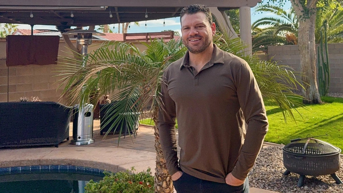 Jordan Holt at his home in Yuma, Arizona.