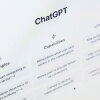 In this photo illustration, the home page for OpenAI's ChatGPT app is displayed on a laptop screen on Feb. 3, 2023. This week, OpenAI said it used its own AI models to detect covert influence operations.