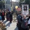 The Federal Communications Commission announced its plans to launch a new nationwide alert code for missing and endangered Indigenous people who do not fit the criteria for an Amber Alert or Silver Alert. Here, family and friends of the missing and murdered march around the California State Capitol at the second annual Missing and Murdered Indigenous People Summit and Day of Action in Sacramento, Calif., on Feb. 13.