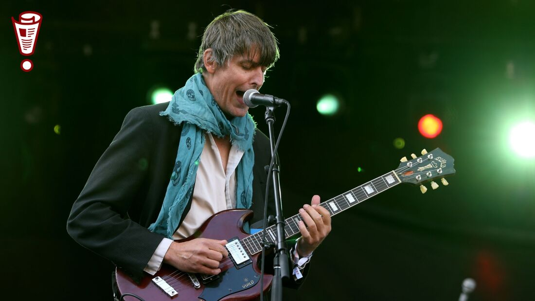 Stephen Malkmus & the Jicks perform onstage during day two of the Boston Calling Music Festival at Boston City Hall Plaza on September 26, 2015 in Boston, Massachusetts. (Photo by Mike Lawrie/Getty Images)