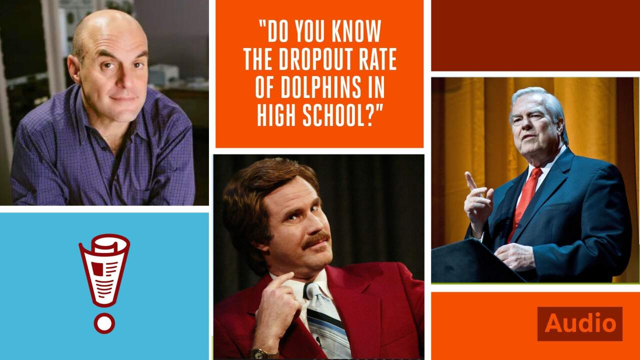 We're live in San Diego with Ron Burgundy! podcast