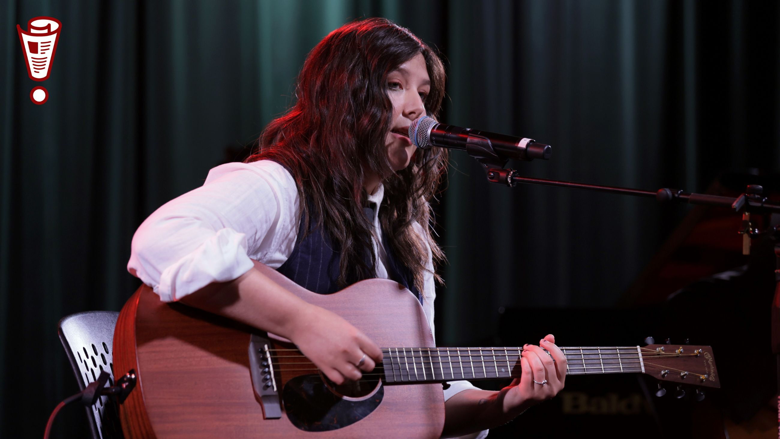 Lucy Dacus performs at Spotlight: Lucy Dacus at GRAMMY Museum L.A. Live on October 08, 2025 in Los Angeles, California. (Photo by Rebecca Sapp/Getty Images for The Recording Academy)