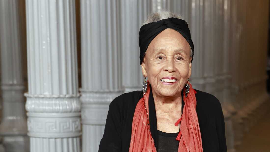 Betye Saar at Los Angeles County Museum of Art in November 2025.