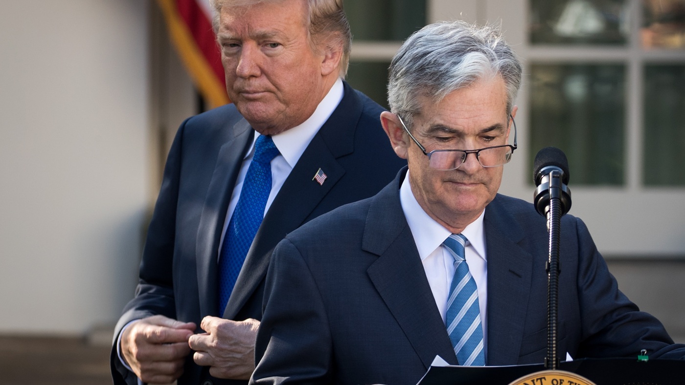 Trump indicates he’ll let Powell serve out his term as Fed chair : NPR