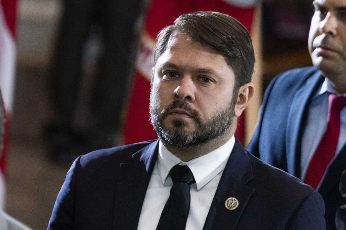 Rep. Ruben Gallego, D-Ariz., is seen in the U.S. Capitol, July 14, 2022, in Washington. 