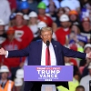What Trump's first 100 days in office could look like 5 Former President Donald Trump speaks during his penultimate campaign rally the day before the 2024 election in Pittsburgh, Pa. on Nov. 4.