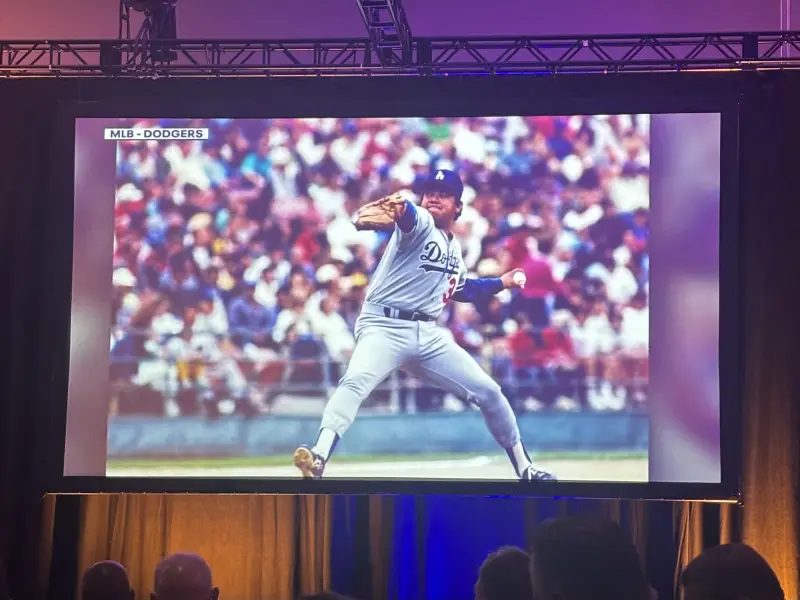 Fernando Valenzuela being honored after his passing with a memorial video