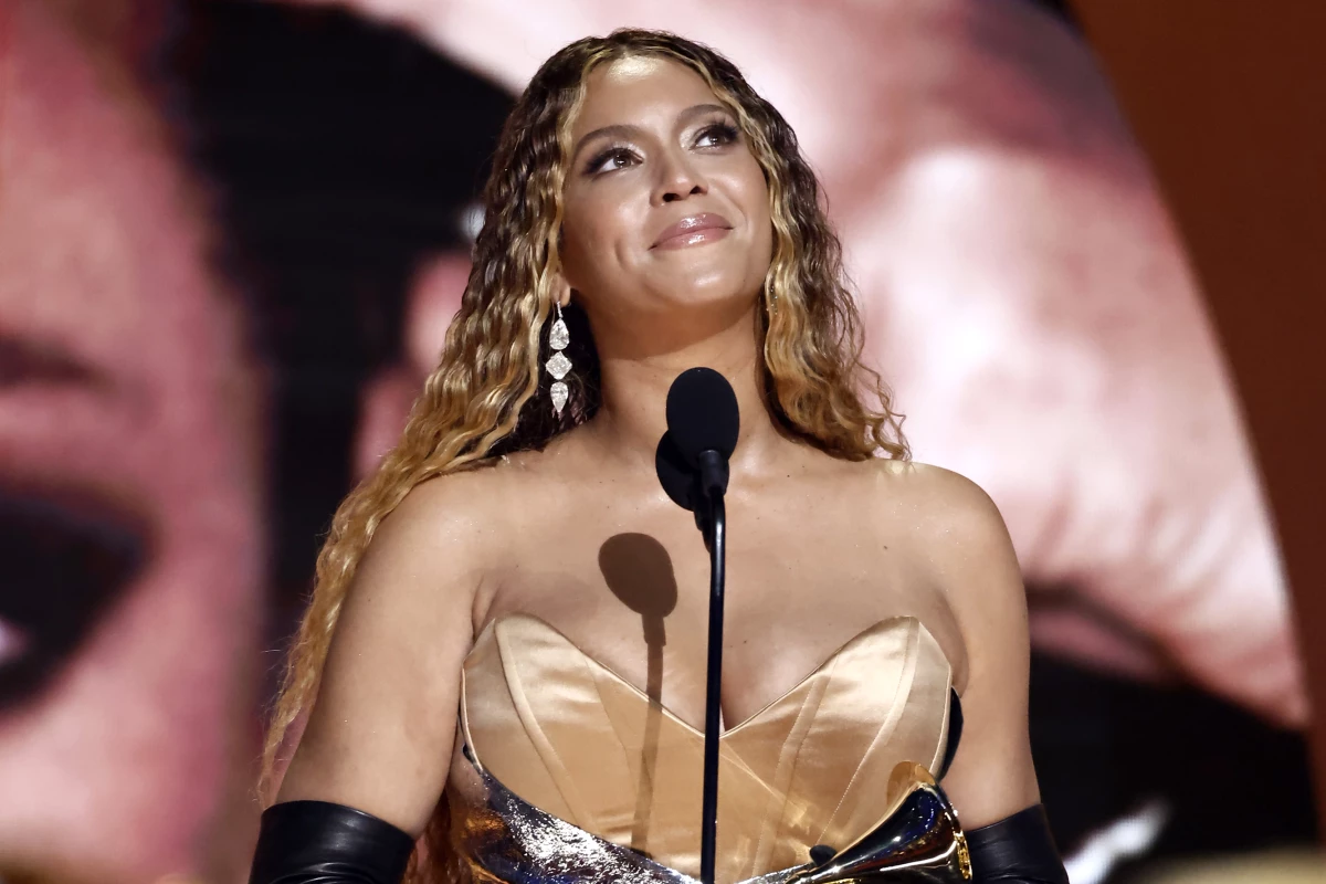 Beyoncé accepts Best Dance/Electronic Music Album for “Renaissance” onstage during the 65th GRAMMY Awards at Crypto.com Arena on February 05, 2023.