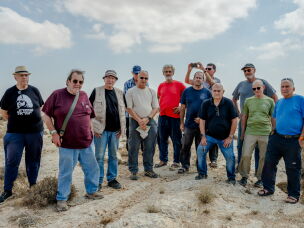 Retired Israeli defense and government officials toured Palestinian communities affected by Israeli settler violence in the occupied West Bank, on Sept. 24, 2026.