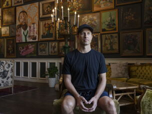 Bassist Peter Harris, music director at Bayou Bar, has been friends with chef Brian Landry since the fifth grade.