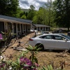 The rooms at the Super 8 Motel in Swannanoa have sat vacant since Helene hit Western North Carolina in September 2024.