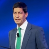 Kevin Warsh, 25 Nisan 2025'te Washington DC'deki IMF genel merkezinde Uluslararası Para Fonu ve Dünya Bankası Bahar toplantıları sırasında konuşuyor. Trump daha sonra Federal Rezerv'in başına Warsh'u seçti.