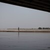 The Chenab, one of the three rivers allocated to Pakistan under the Indus Waters Treaty, is seen from the river bank on June 5, 2025 in Punjab, Pakistan.