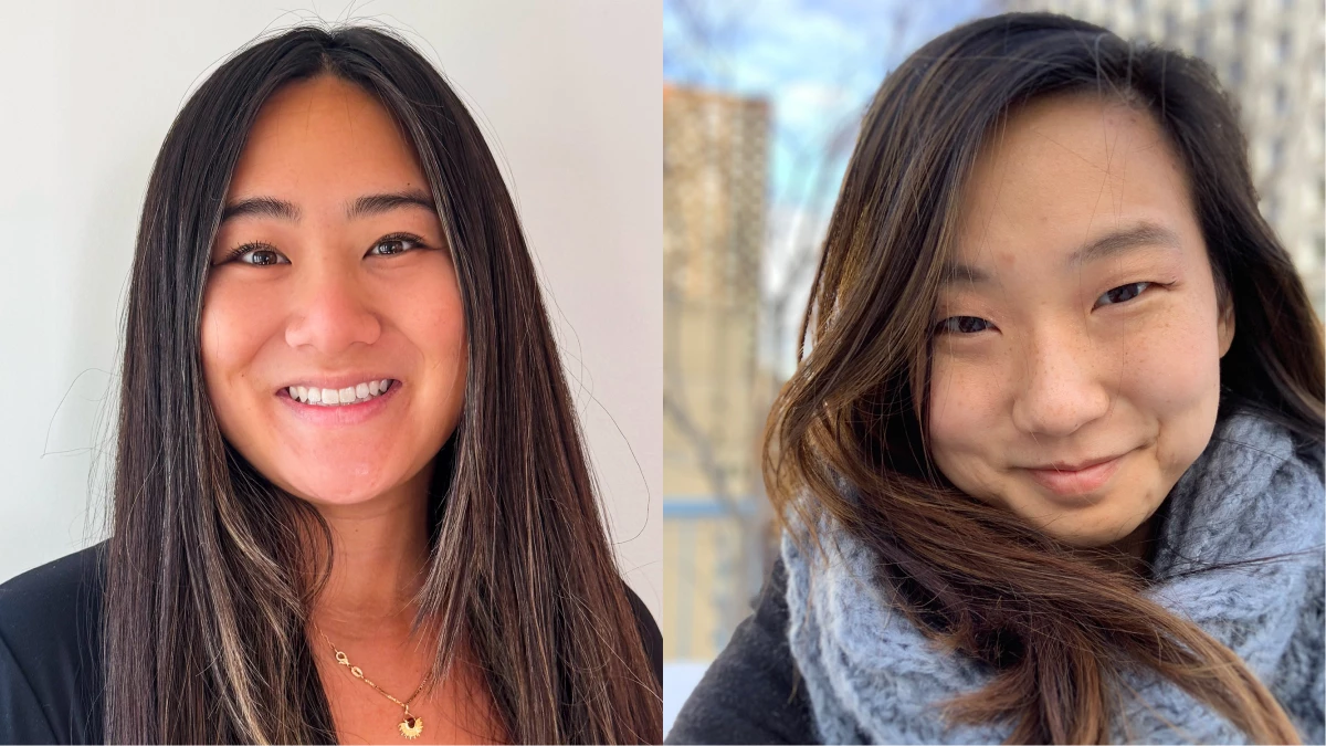 From left: Leah Burns and Hannah Johns, who were each adopted by U.S. parents when they were babies in China. Burns, raised in Arkansas in a predominantly white community, says, ““I can have a great life, love my mom, have a positive adoption experience, and also feel sad and bitter and angry toward a system that was established before I was even born.” Johns, raised in Texas after being found on a street corner in eastern China, says, “I can be grateful, and I can have a great, great relationship with my parents. But I can also still be critical of the systems that caused my adoption.'