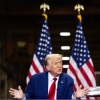 Trump campaign staff had altercation with official at Arlington National Cemetery 3 Republican Presidential nominee, former president Donald J. Trump remarks during a campaign event at Precision Custom Components on August 19, 2024 in York, Pa.