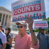 Demonstrators holding signs saying “EVERY PERSON COUNTS” rally outside the Supreme Court in 2019 in Washington, D.C., as the justices hear arguments over the first Trump administration's failed push to ask about U.S. citizenship status on the 2020 census.
