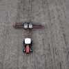In this aerial view, Dan Duffy uses a tractor to plant soybeans on land he farms with his brother on April 28, 2025 near Dwight, Illinois.