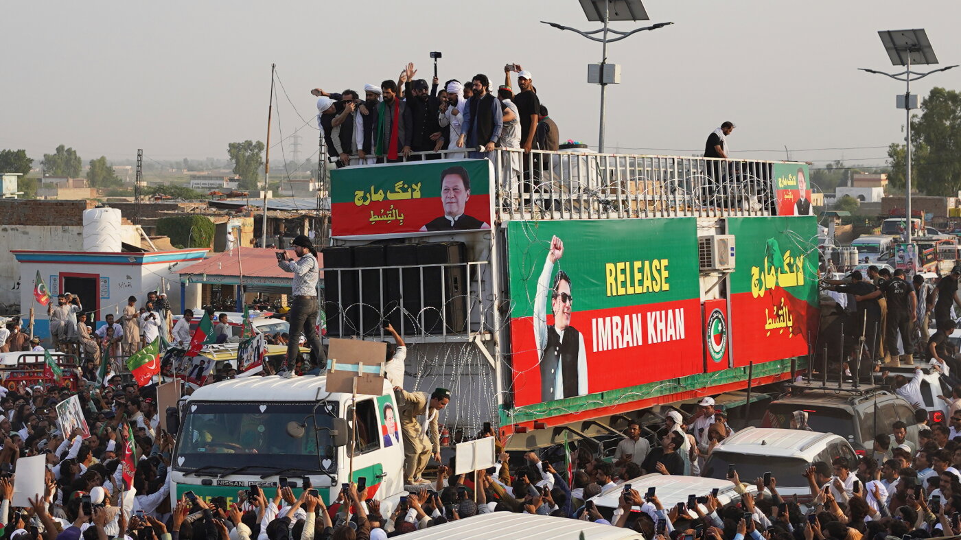 Imran Khan supporters march in Pakistan to demand his release after talks failed