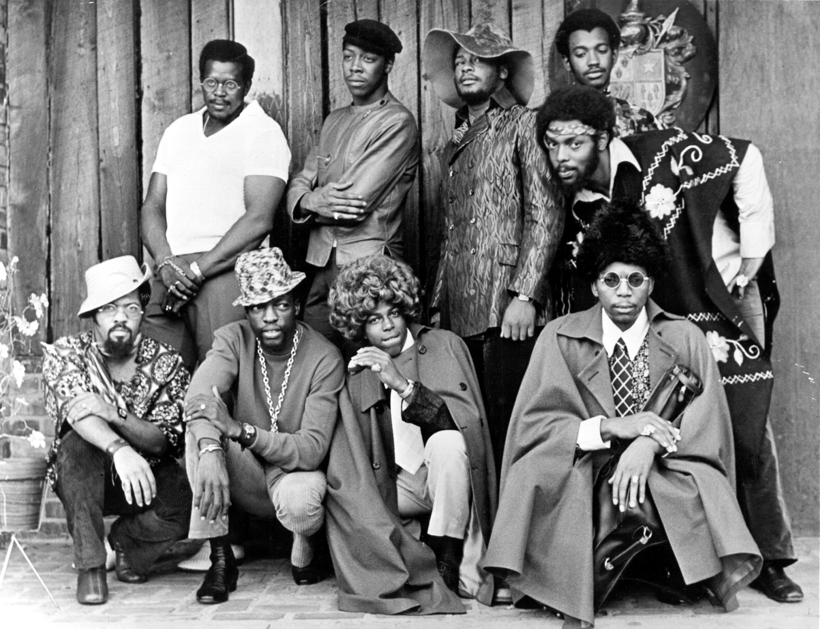 Members of the Parliament-Funkadelic collective in 1970. (Getty Images)