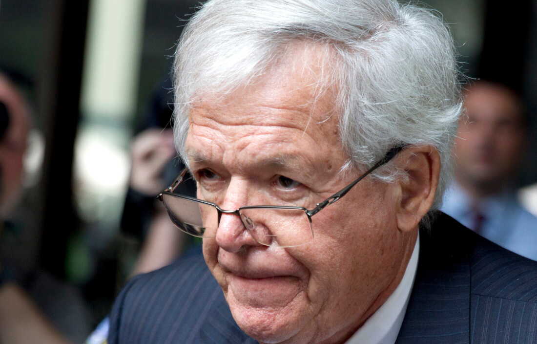 Former House Speaker Dennis Hastert departs the federal courthouse, in Chicago, June 2015.