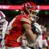 Kansas City Chiefs wide receiver Justin Watson catches a pass the AFC Championship game on Jan. 26. The Chiefs could be the first NFL team to win three Super Bowls in a row when they face the Philadelphia Eagles next month.