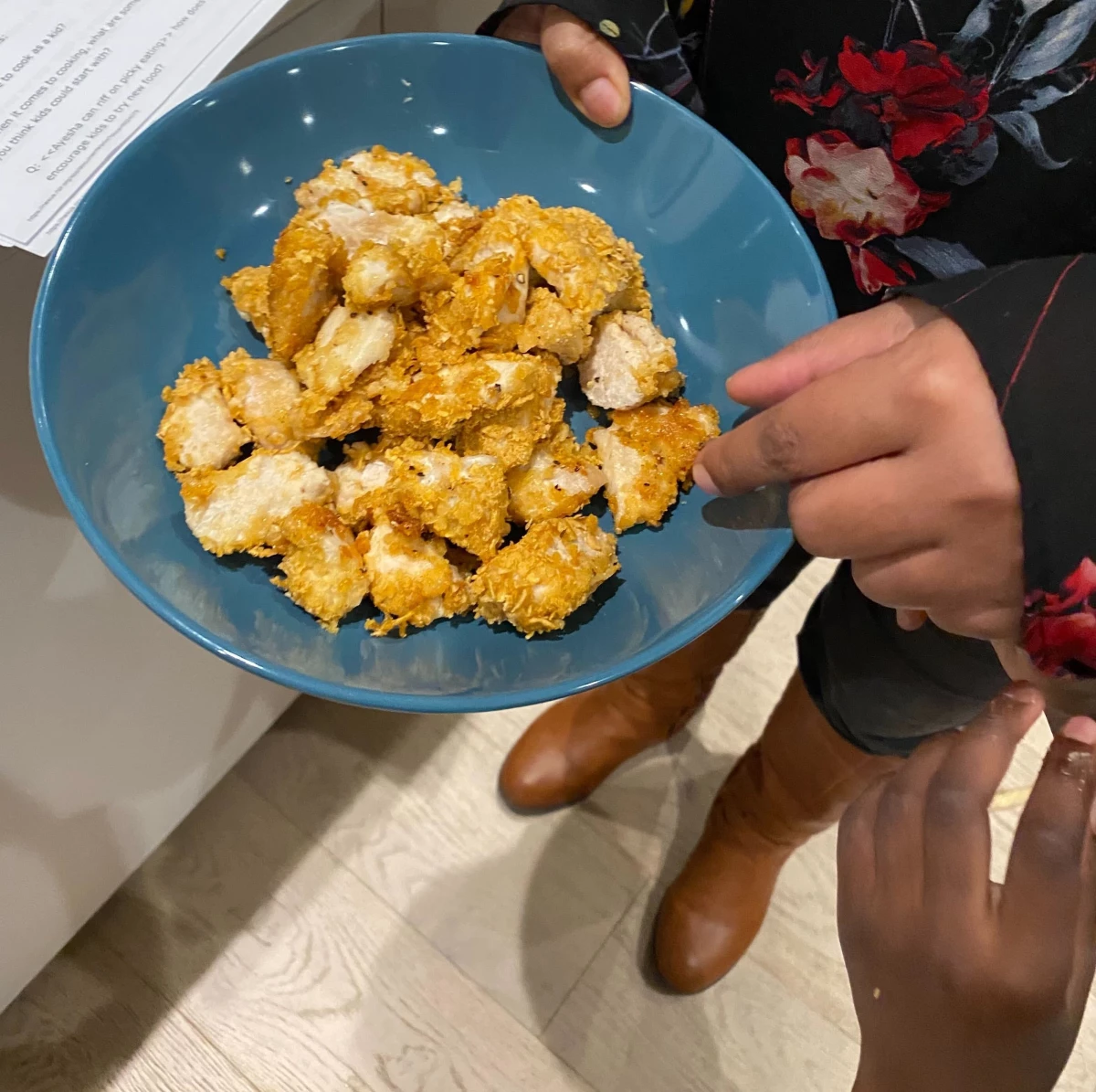 Finished 'Chicken Mark Nuggets.'