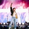 The soundtrack to 'KPop Demon Hunters' surges on the charts : NPR Benson Boone at the 2025 Governors Ball Music Festival held at Flushing Meadows Corona Park on June 06, 2025 in New York, New York. (Photo by Nina Westervelt/Billboard via Getty Images)