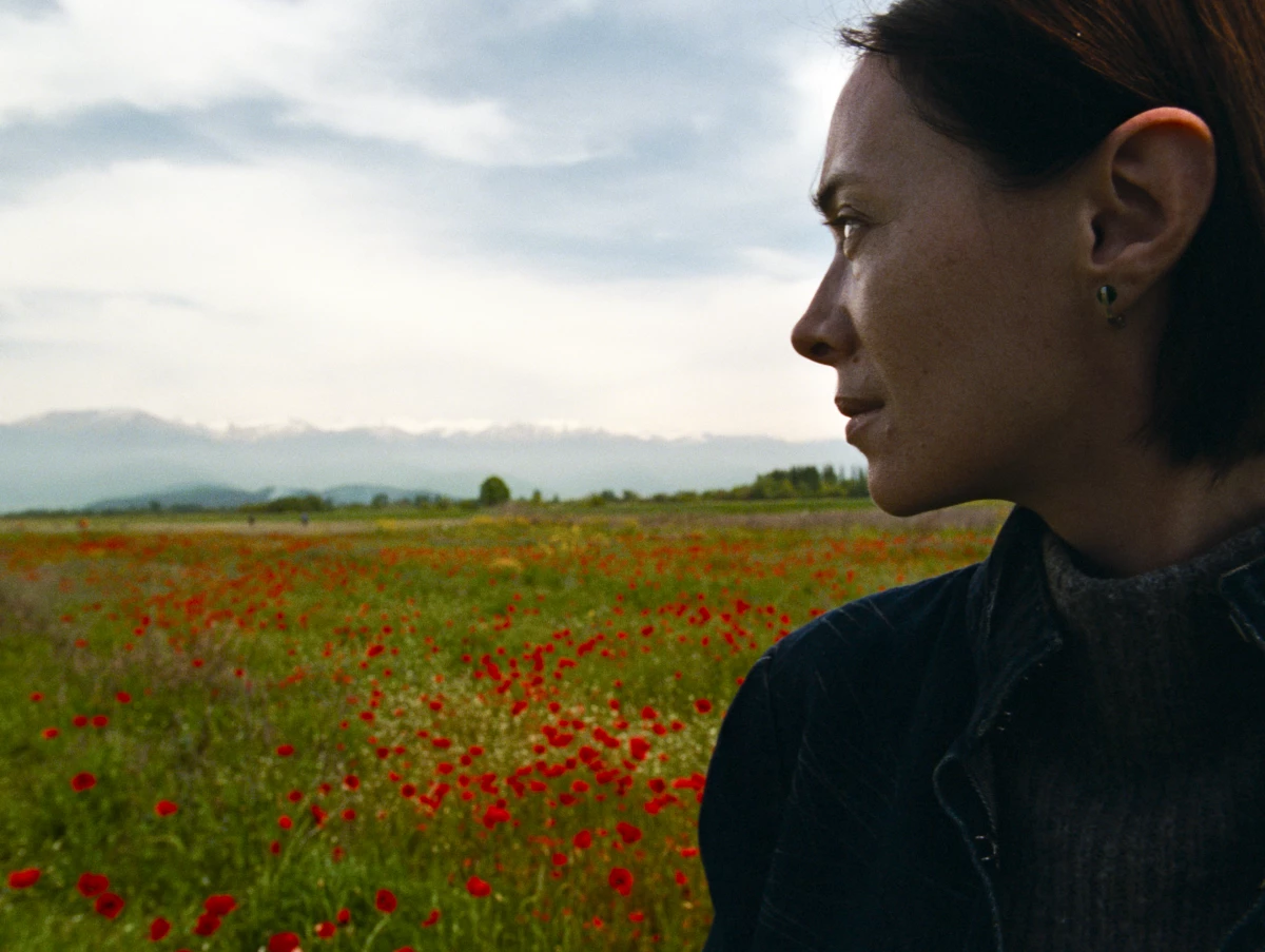 Ia Sukhitashvili plays Nina, an obstetrician who performs abortions in rural Georgia, at the foot of the Caucasus Mountains in Dea Kulumbegashvili's film April.