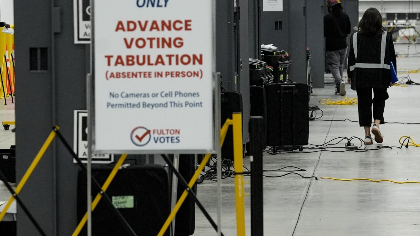 FBI conducts search at Fulton County election workplace in Georgia : NPR