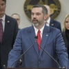 Erik Siebert, then interim U.S. Attorney for the eastern district of Virginia, speaks at a news conference on March 27 at an FBI field office in Manassas, Va.
