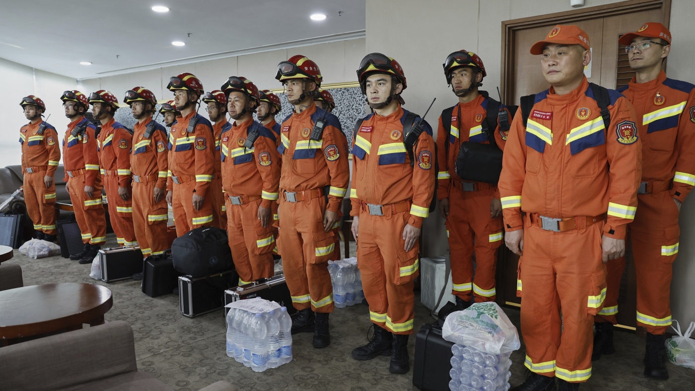 Medical provides in nice want as assist flows into Myanmar after earthquake : NPR