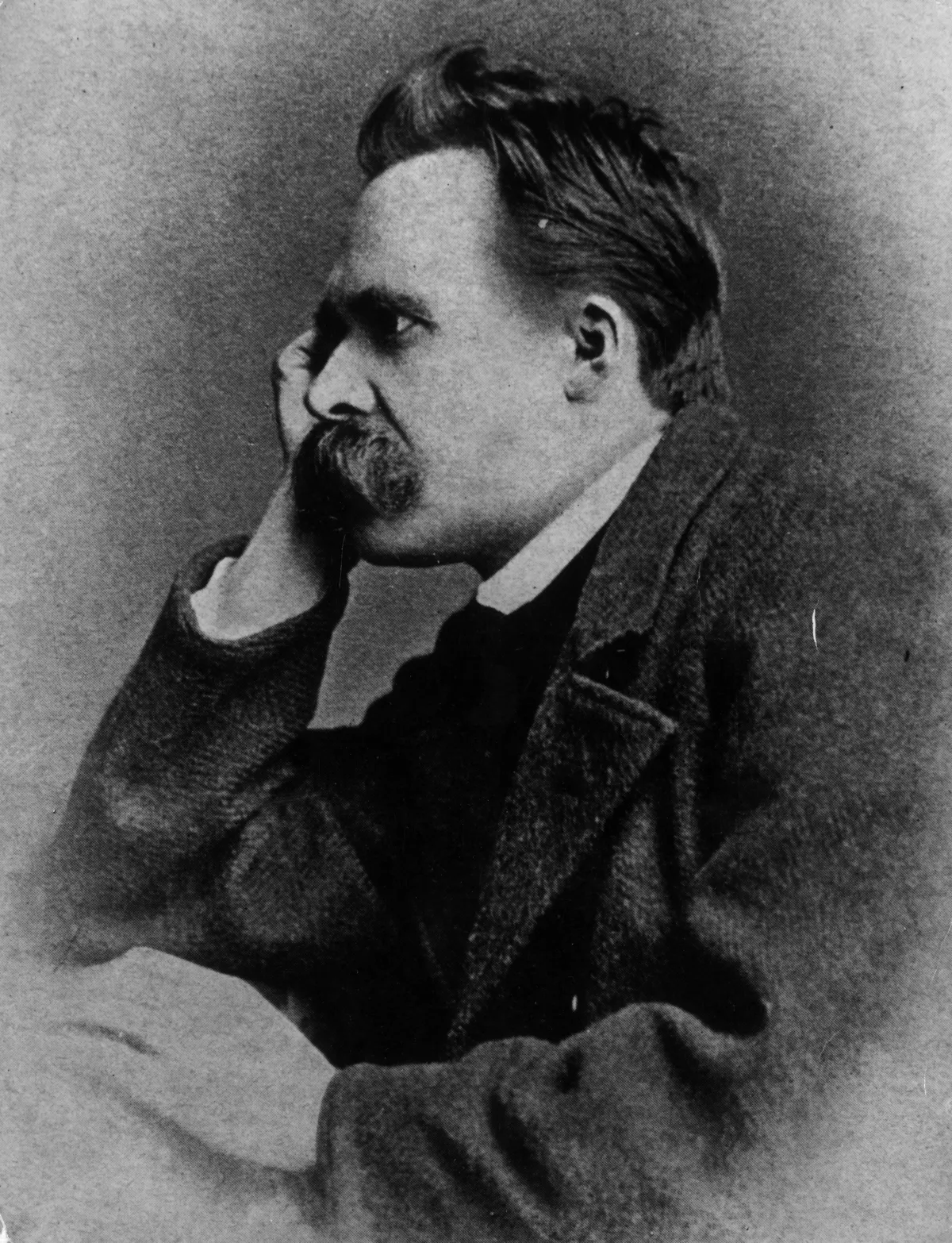 German philosopher Friedrich Nietzsche, circa 1885. He viewed nihilism as a potential crisis to humanity.