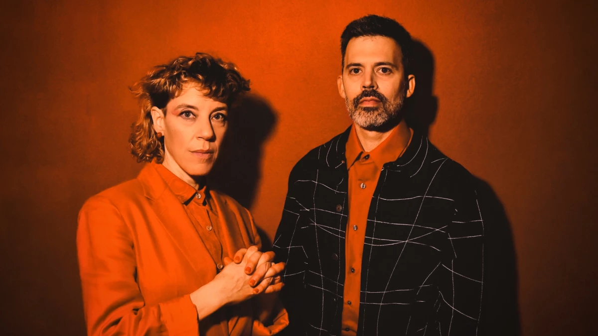 Merrill Garbus and Nate Brenner of the band Tune-Yards.