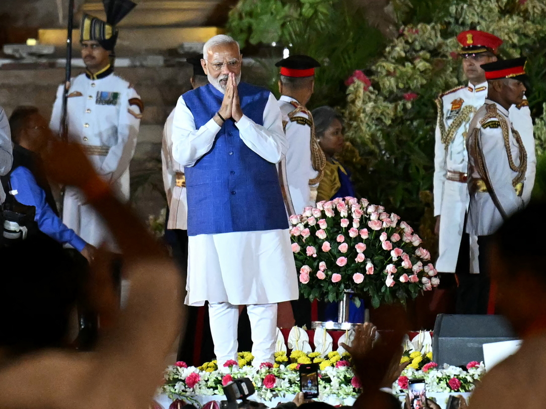 Time Modi India's Narendra Modi is sworn in for a 3rd term as prime minister : NPR