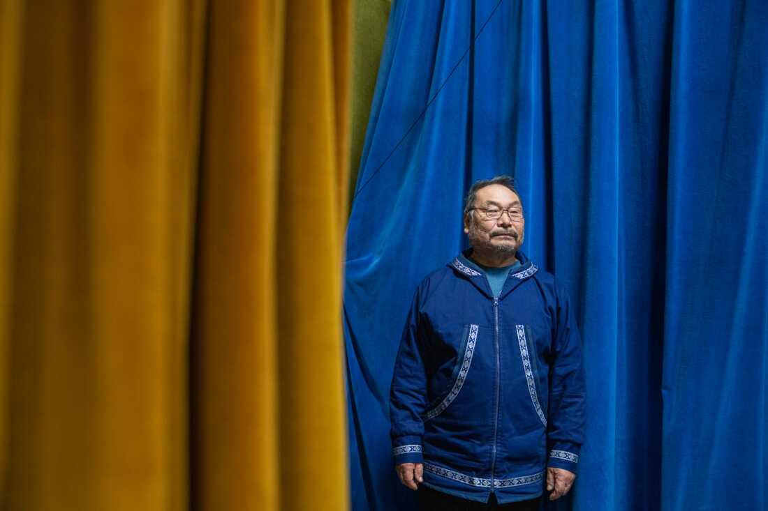 Sam Berlin is the a long-time host of the Yugtun language talk show Yuk to Yuk.