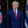 President Donald Trump listens as Israel's Prime Minister Benjamin Netanyahu speaks at President Donald Trump's Mar-a-Lago club, Dec. 29, 2025, in Palm Beach, Fla.
