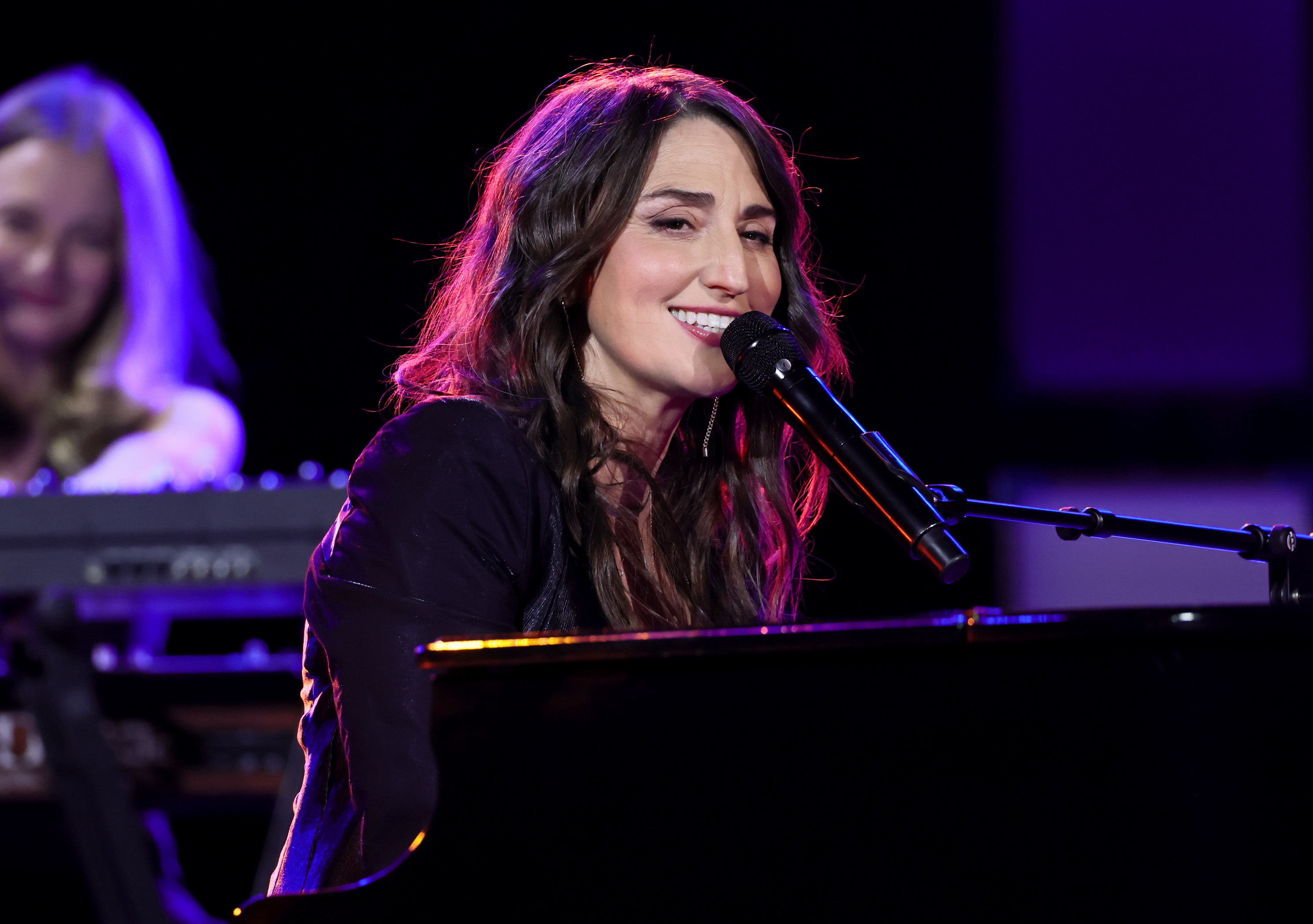 Sara Bareilles performs onstage during the "Sara Bareilles: Good Grief" premiere at the Beacon Theatre during the Tribeca Festival on June 4 in New York City.