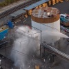 FBI seizing evidence at California plant where chemical tank overheated : NPR 4 An aerial view of water being sprayed onto an overheated 34,000-gallon tank at GKN Aerospace on May 23, 2026 in Garden Grove, California. A malfunctioning tank at an aerospace plant has the potential of a chemical leak or explosion.