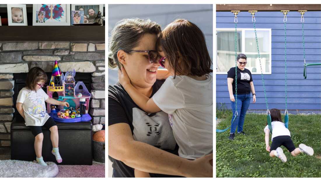 Natalie’s path to parenthood wasn’t smooth. She and her husband went into debt for a failed round of IVF. Their daughter River came as a welcome surprise.