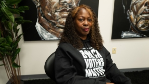 LaTosha Brown at the Black Voters Matter office on Sept. 16, 2024.