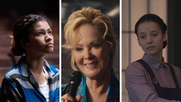  From left to right, Zendaya in a new season of “Euphoria,” while Jean Smart in” Hacks.” Chase Infiniti in Hulu's “The Testaments,” a spinoff of “The Handmaid's Tale.”