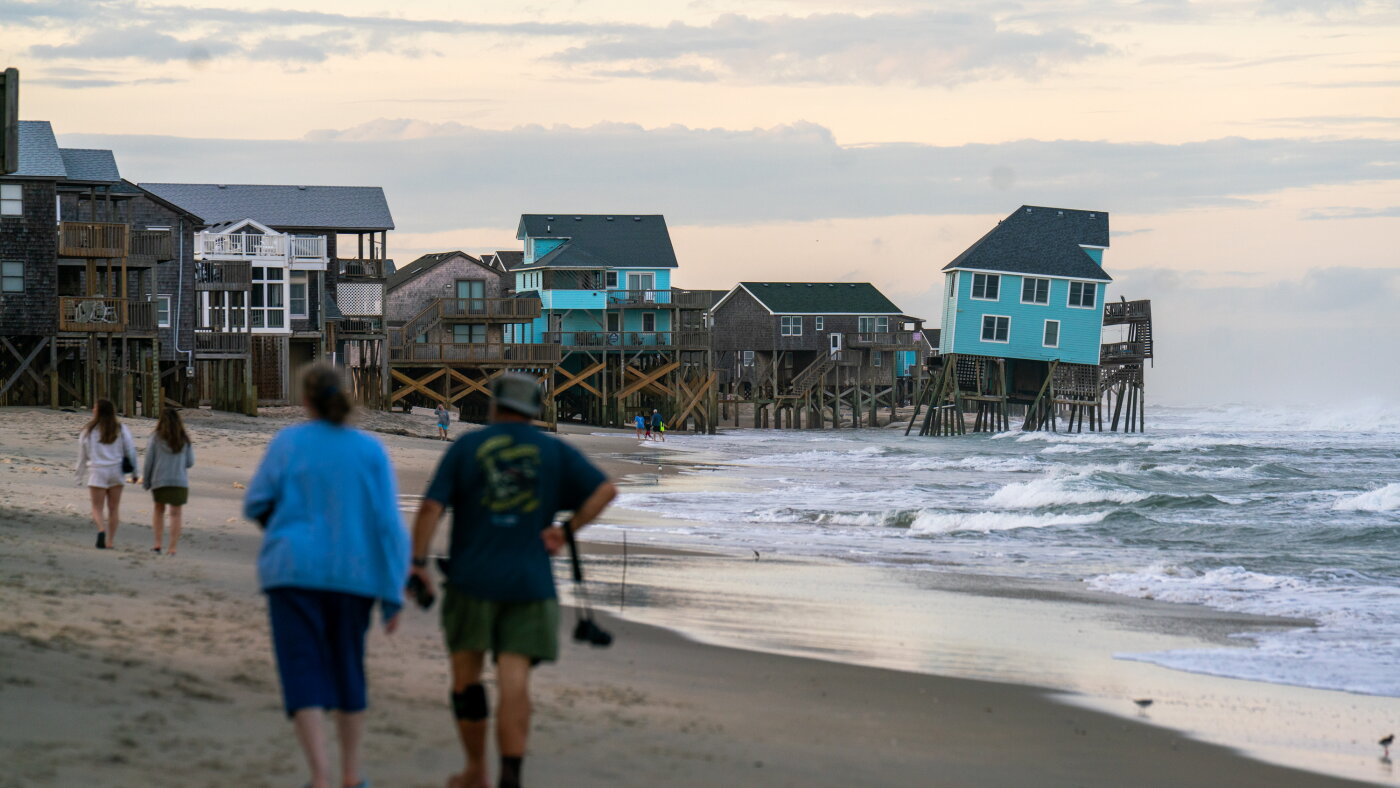 People's houses are collapsing into the ocean. FEMA gives them no other option