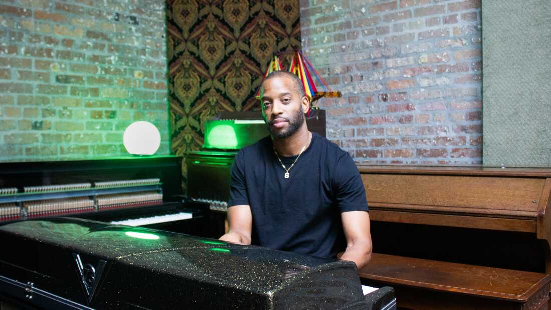 Musician Troy Andrews, also known as Trombone Shorty, in his studio in New Orleans, La. on August 26.