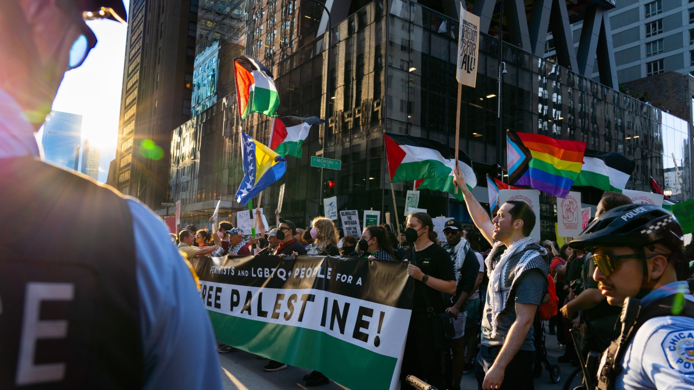 What we saw at the DNC in Chicago : The Picture Show : NPR